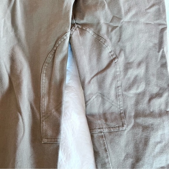 LAUREN RALPH LAUREN VTG Equestrian Stirrup Riding Pants Gray Green Size 12 - Picture 6 of 9